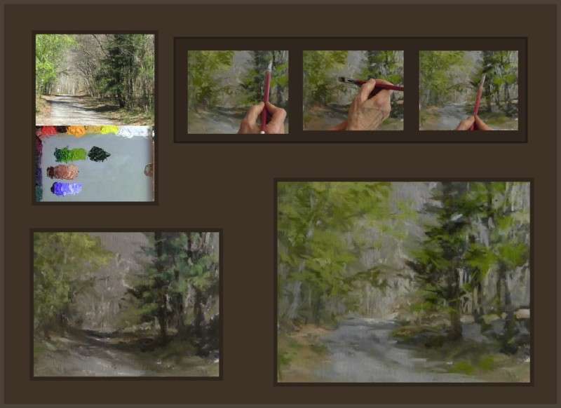 letting the painting guide